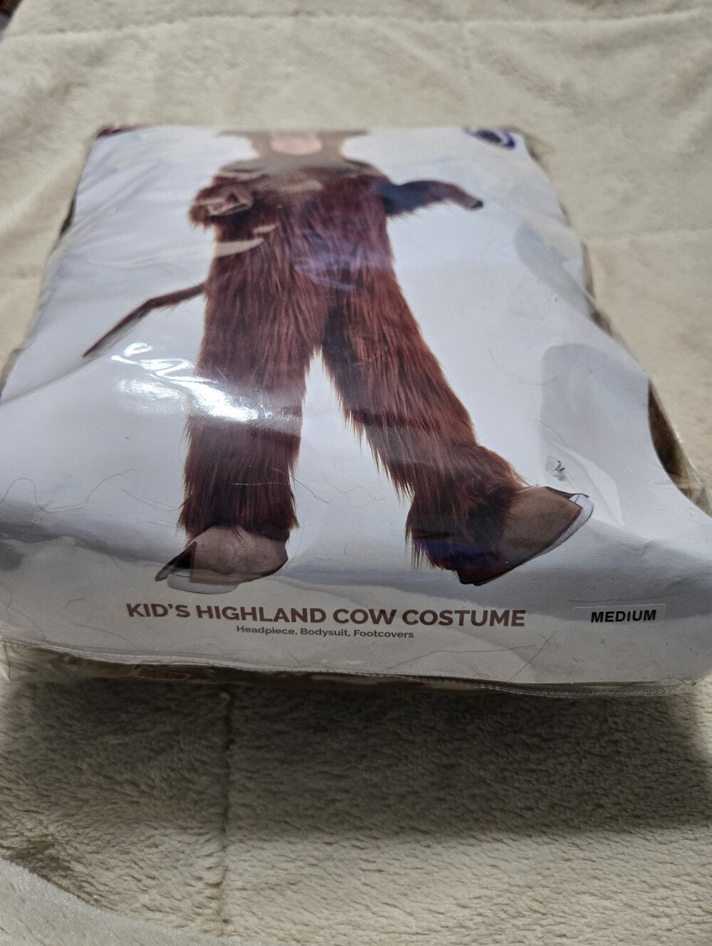 Highland cow costume set, kids Medium - Picture 13 of 15